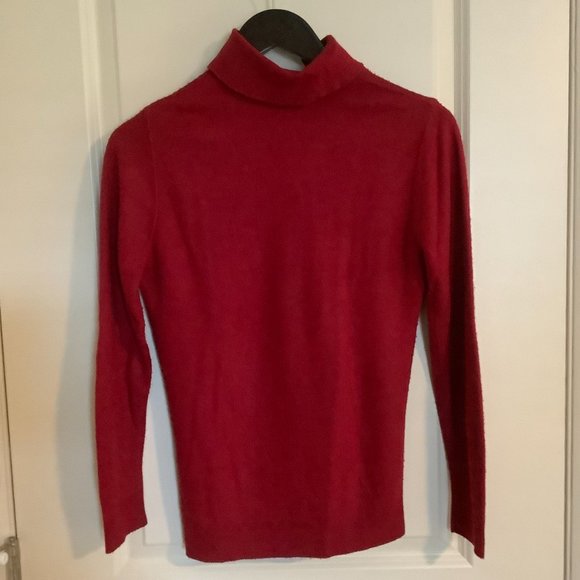 Vintage 70s College town sweater small size zip turtle neck - Picture 3 of 8